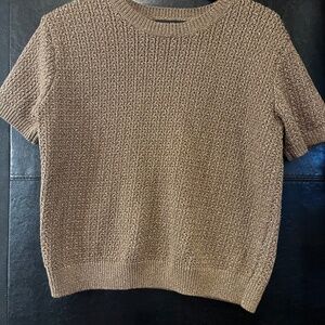 Banana Republic Gold Knit Sweater